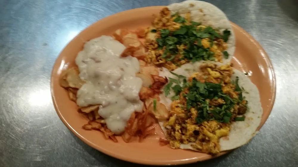 Chorizo & Eggs Tacos