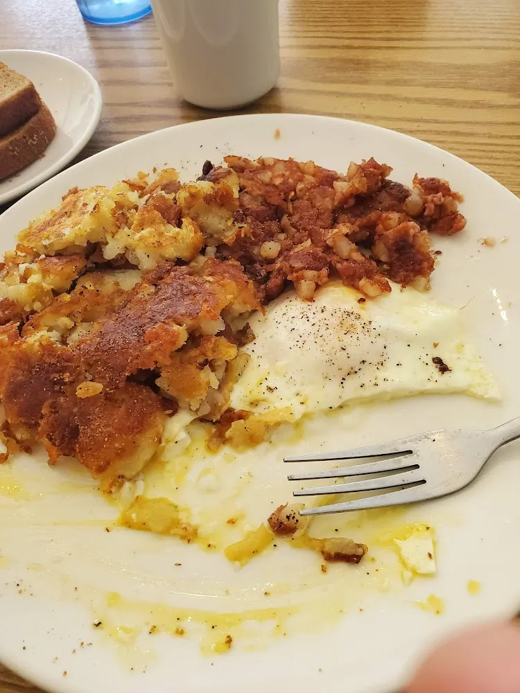 Corned Beef Hash and Eggs A