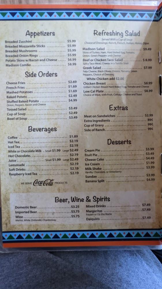 Madison St. Family Restaurant Menu image 3