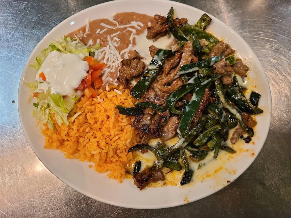 Steak Con Rajas